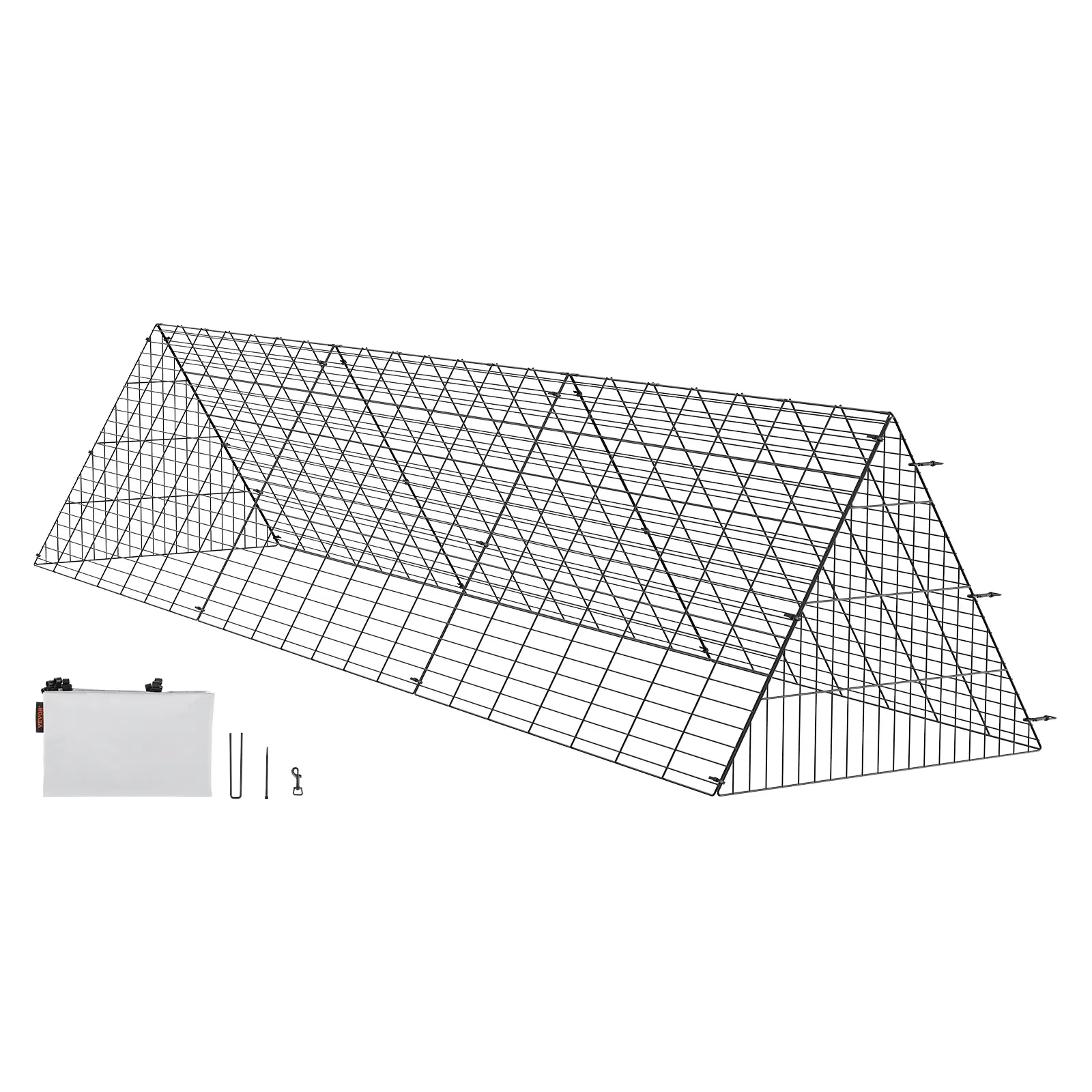 VEVOR Enclos poulailler, 300x71x61,5 cm, tunnels, portable. Poulets, canards.