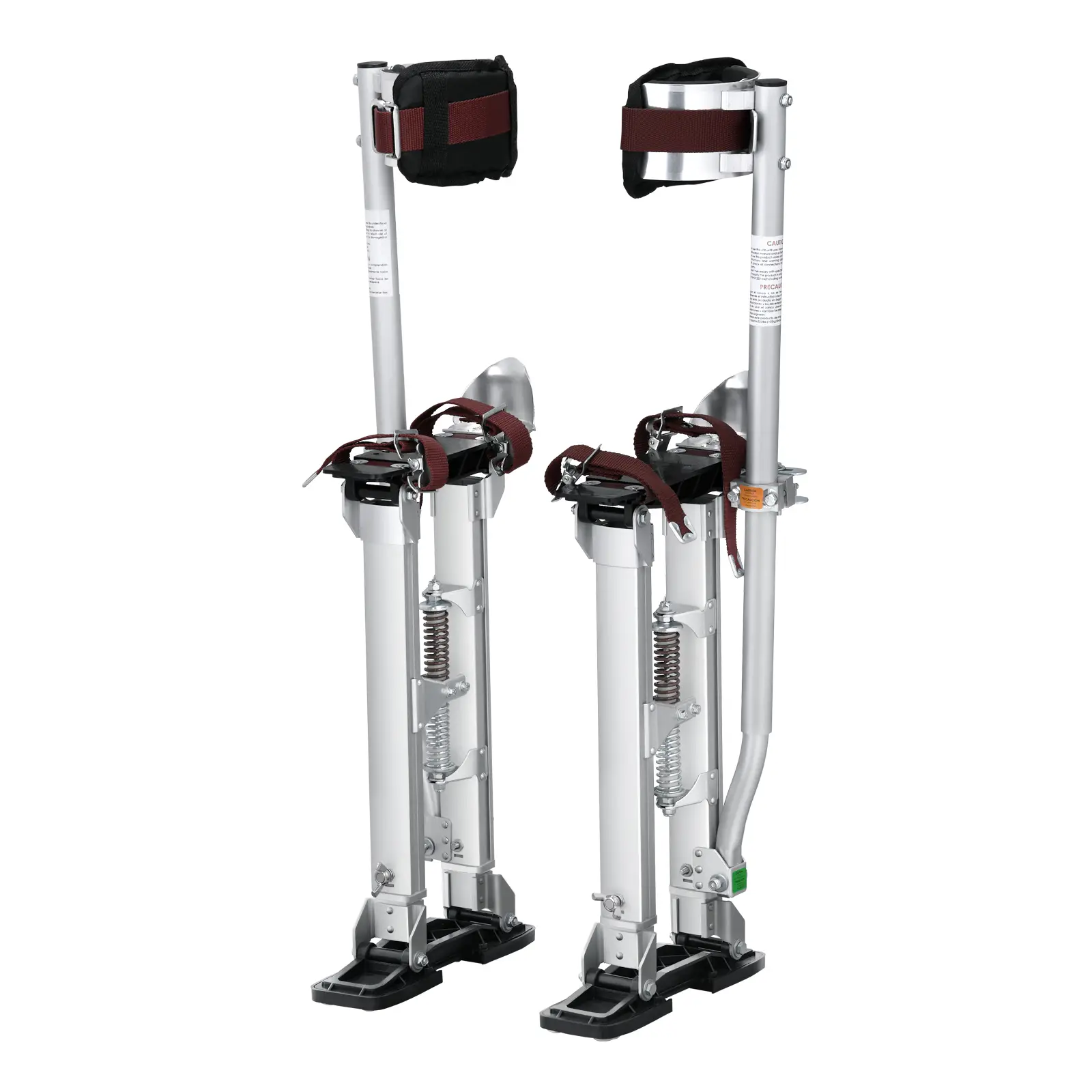 VEVOR Échasses cloison sèche réglables 45,7-76,2 cm, alliage aluminium, charge 103 kg, genouillères.