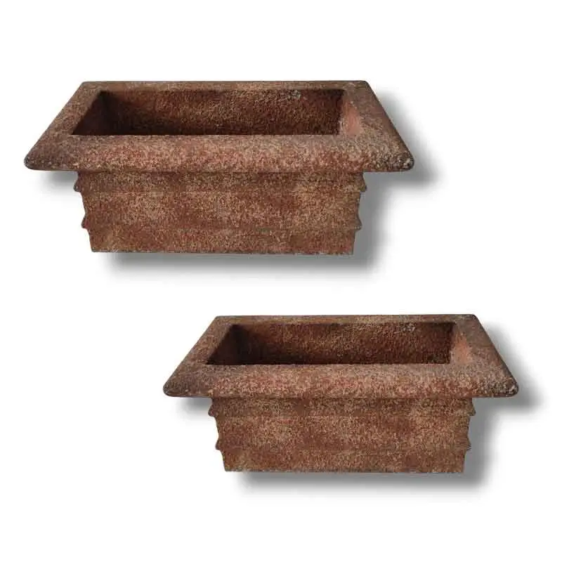 Ensemble 2 jardinières 90x48x43cm