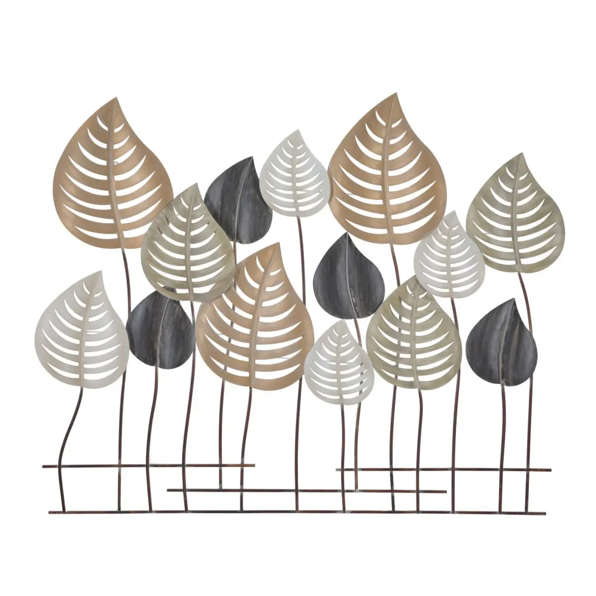 Décoration Murale en Métal «Otip» 103cm Multicolore