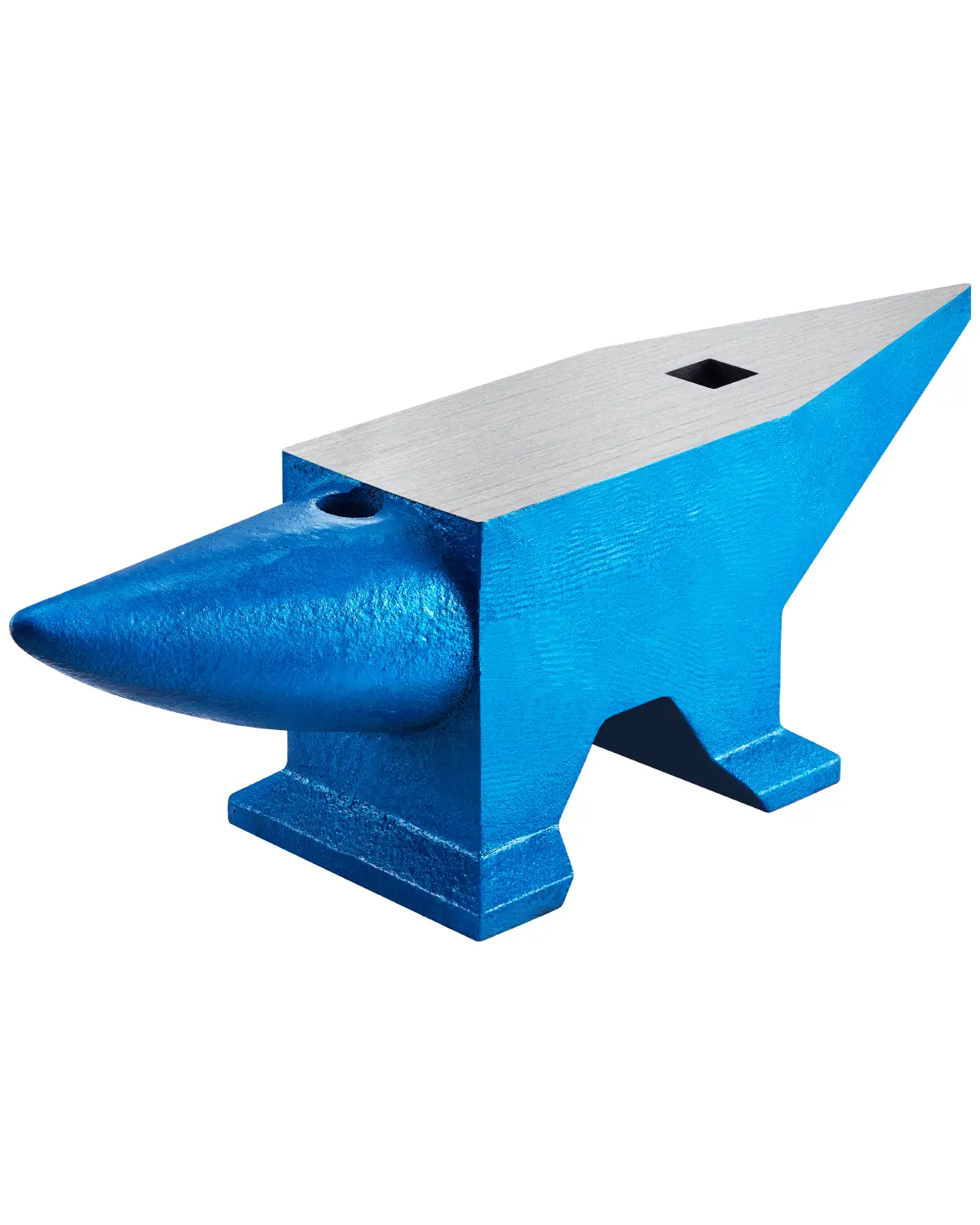 VEVOR Enclume forgeron 60kg, acier bleu. Pour forger, riveter, aplatir. Portable et robuste.