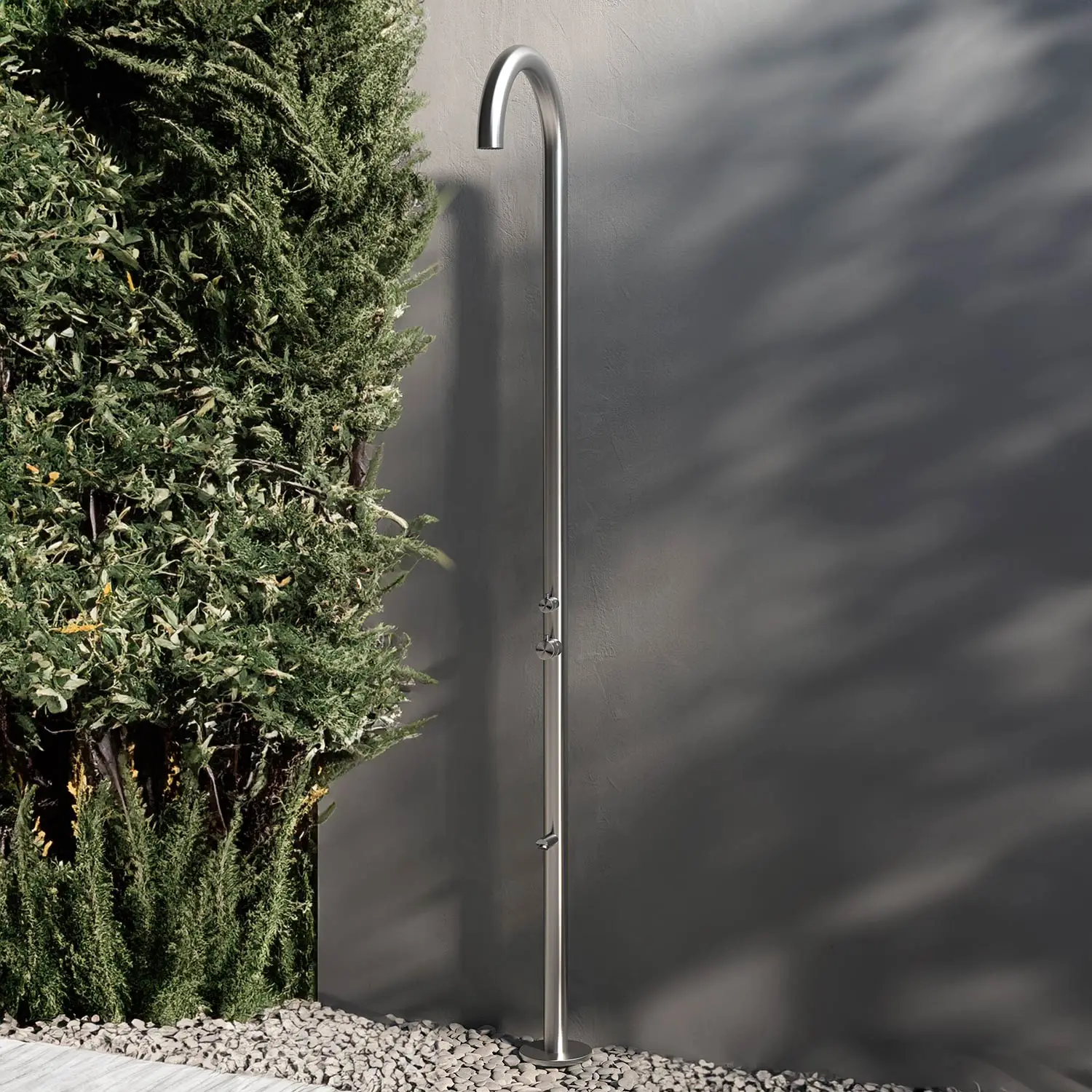 Sined Olbia Inox Eau chaude et froide Douche exterieure