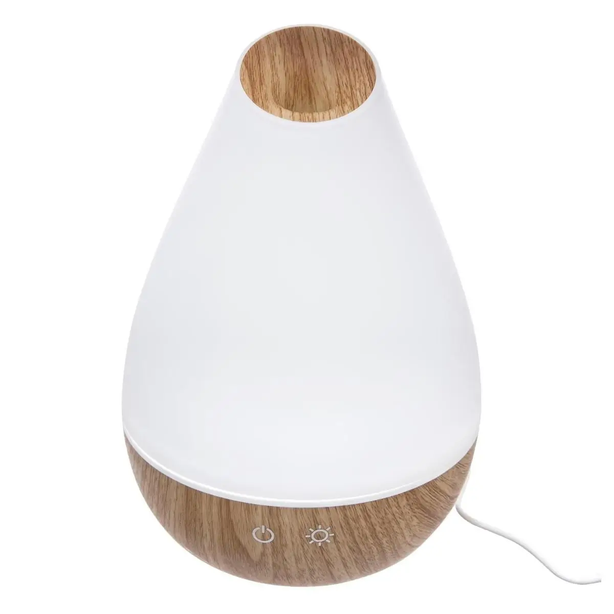 Diffuseur d’Huiles Essentielles LED «Arlie» 22cm Blanc