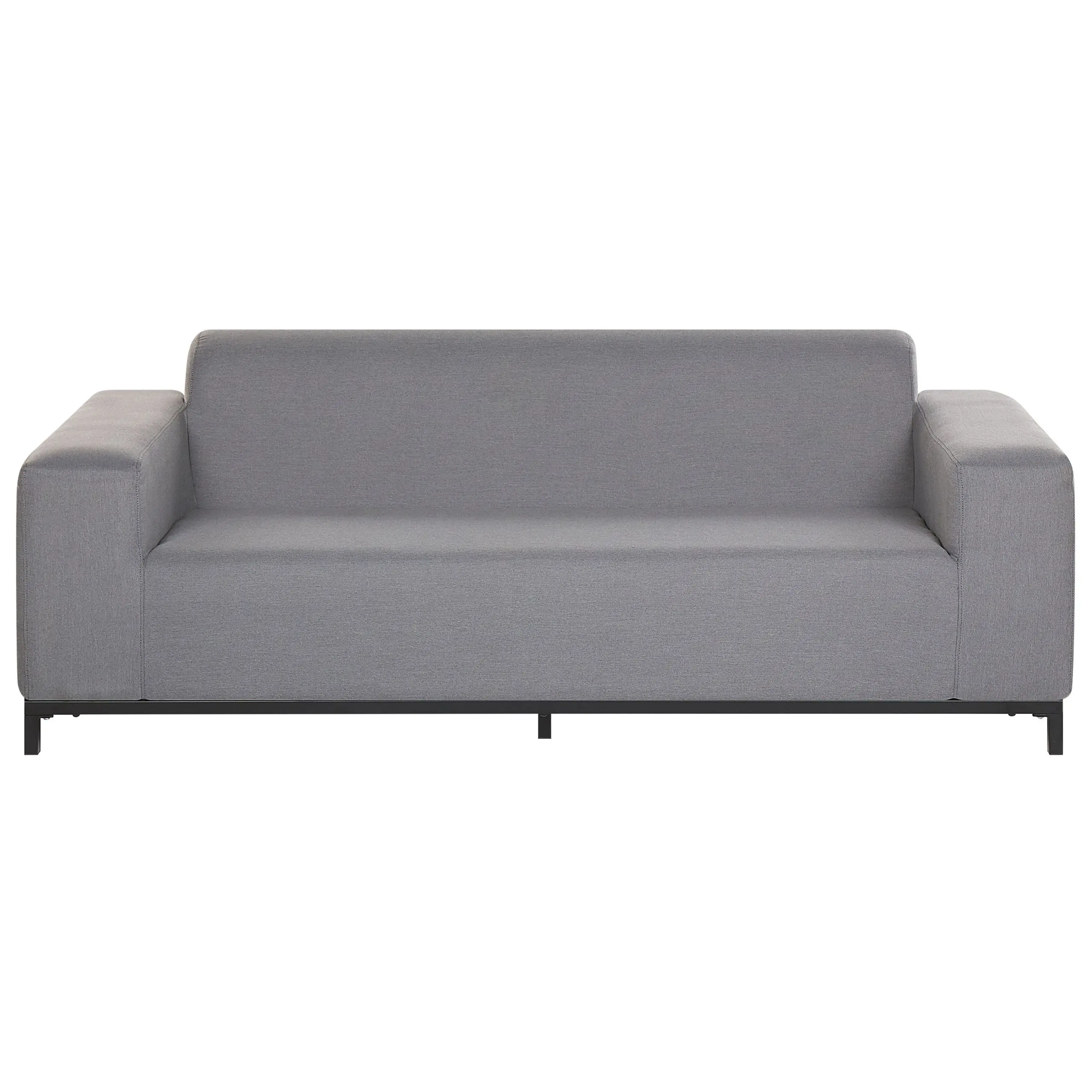 Canapé de jardin Tissu Gris ROVIGO – Beliani