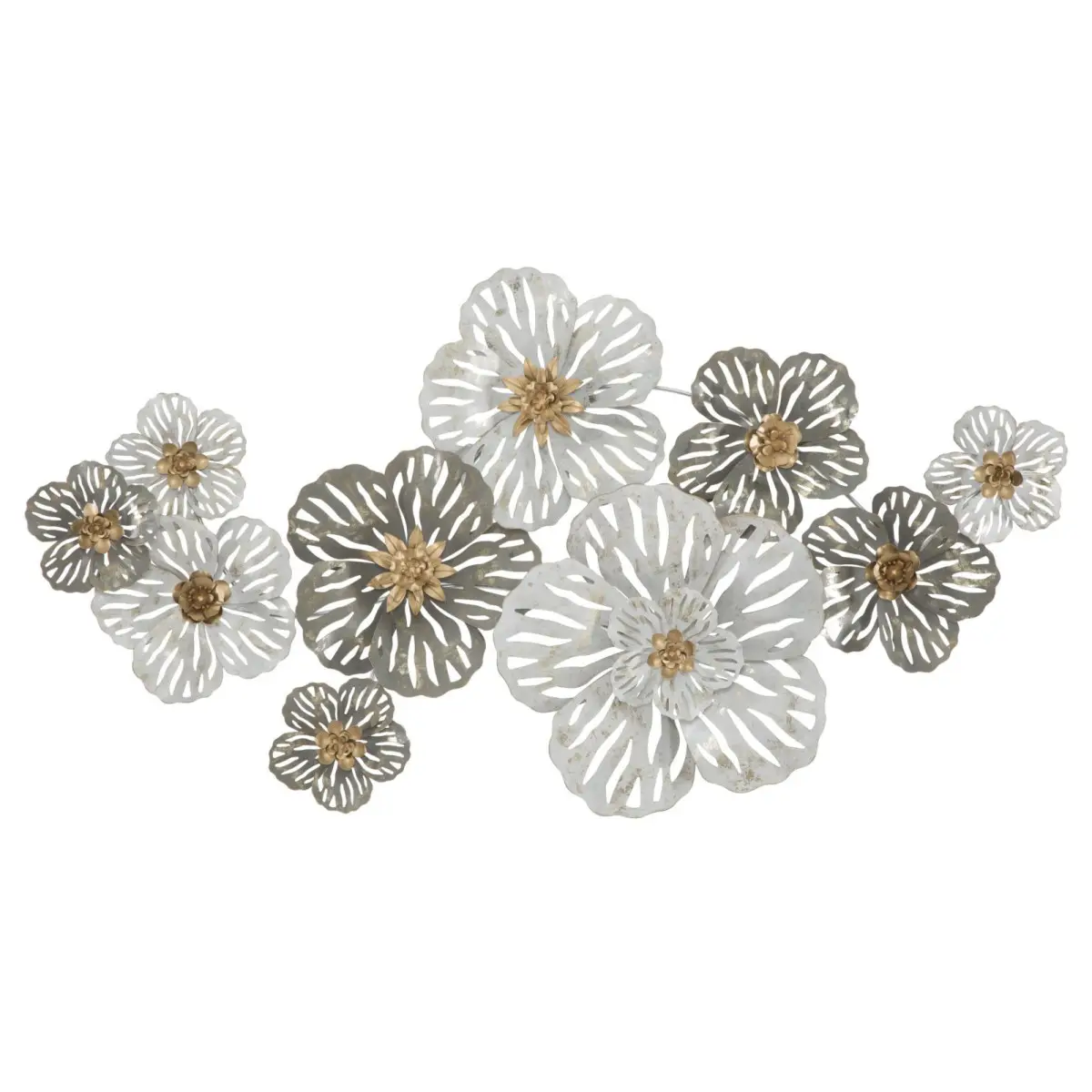 Décoration Murale en Métal «Lory» 140cm Multicolore