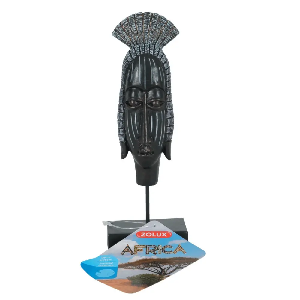 Décoration Africa masque Femme taille M. Aquarium.