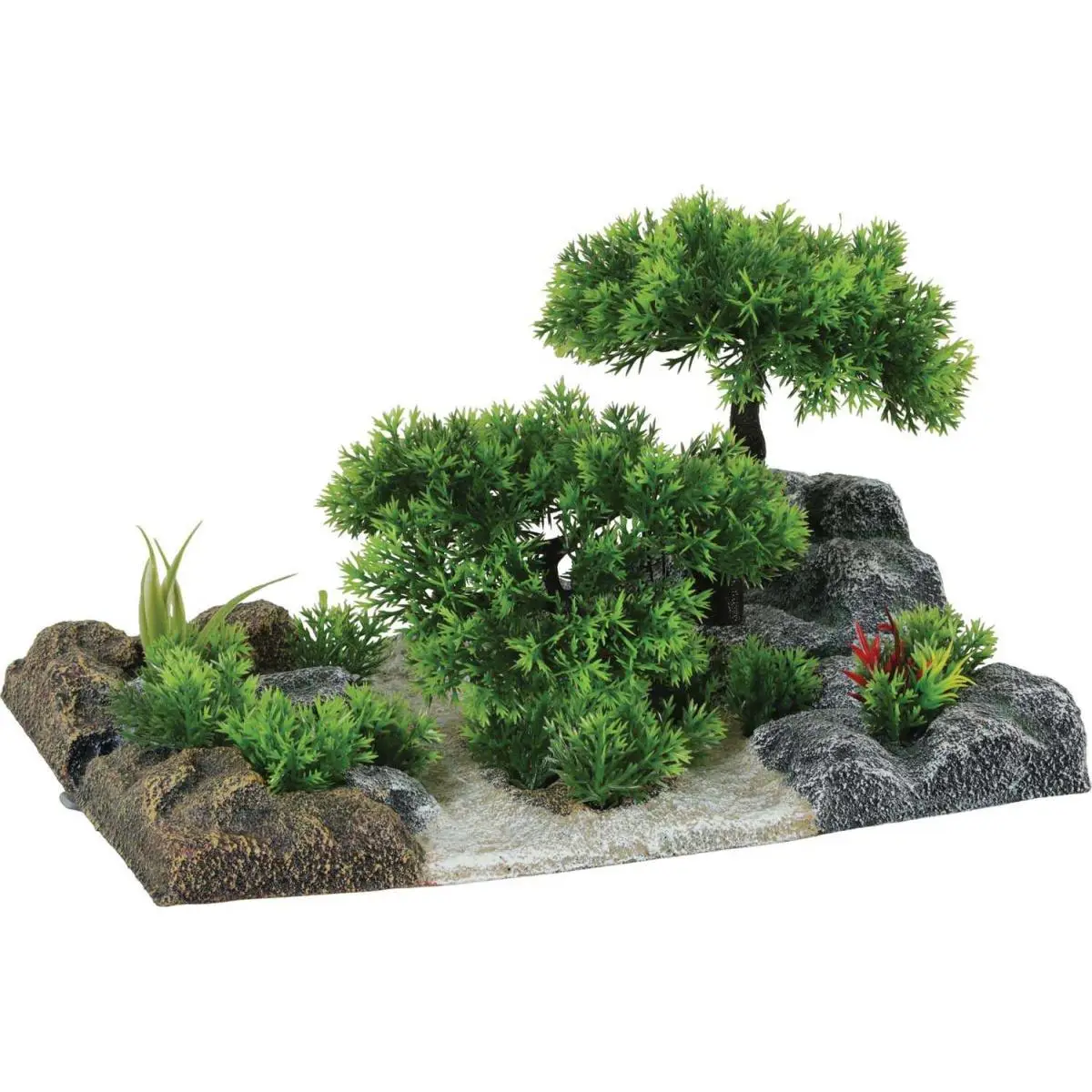 Décor complet pour aquarium 30 cm Landscape Arbre