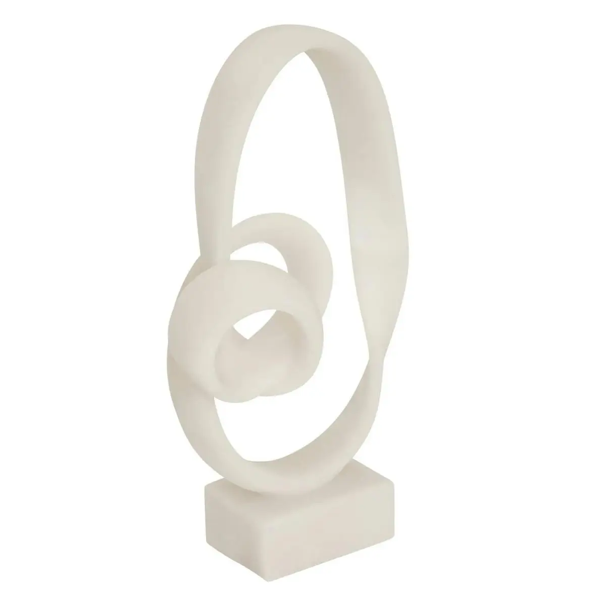 Déco à Poser en Résine «Louan» 45cm Blanc