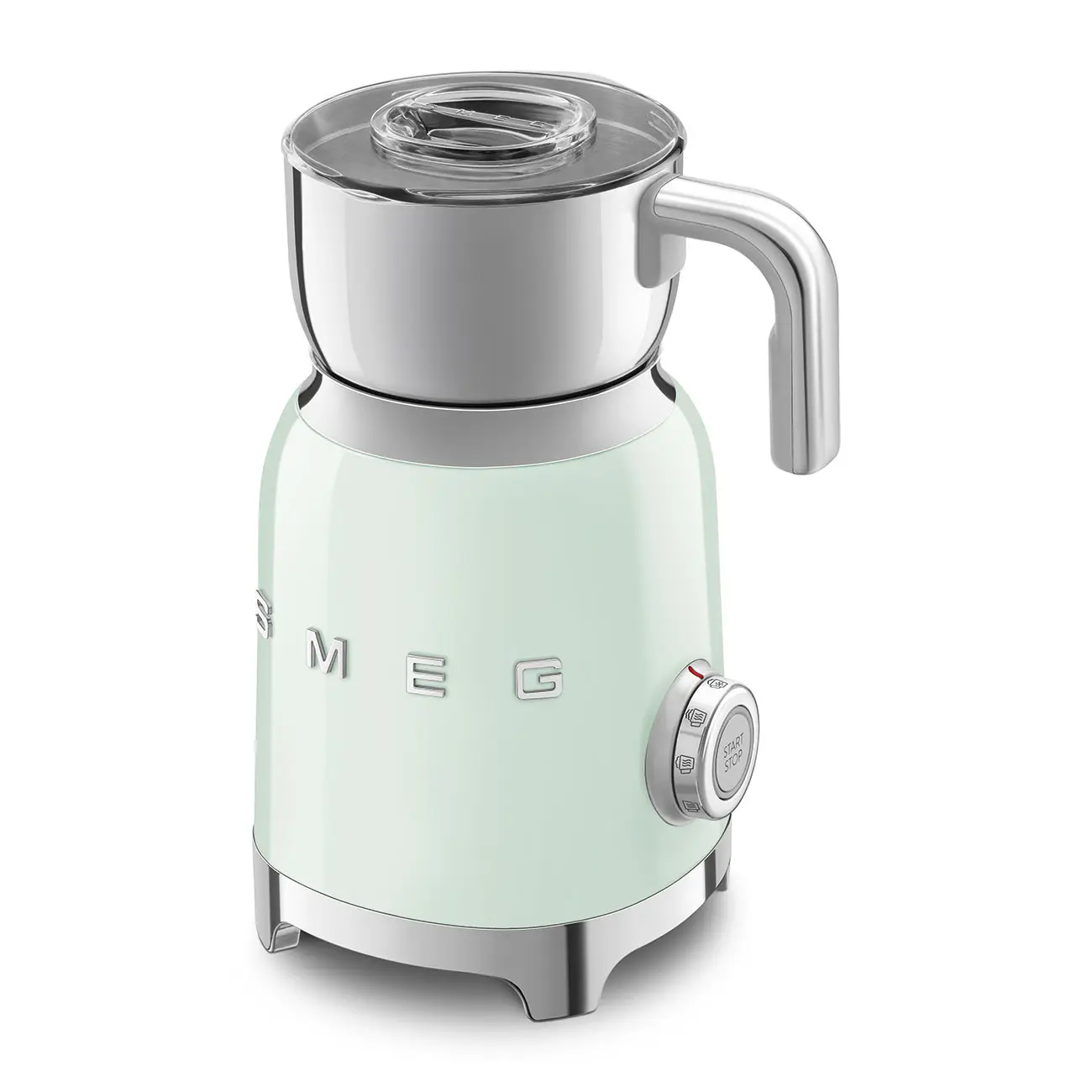 Emulsionneur de lait 500w 0.6l vert d’eau MFF11PGEU Smeg