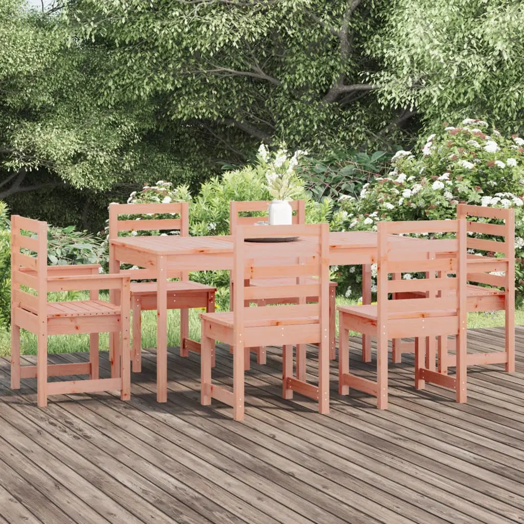 Ensemble à manger de jardin 7 pcs bois massif Douglas vidaXL 3154712