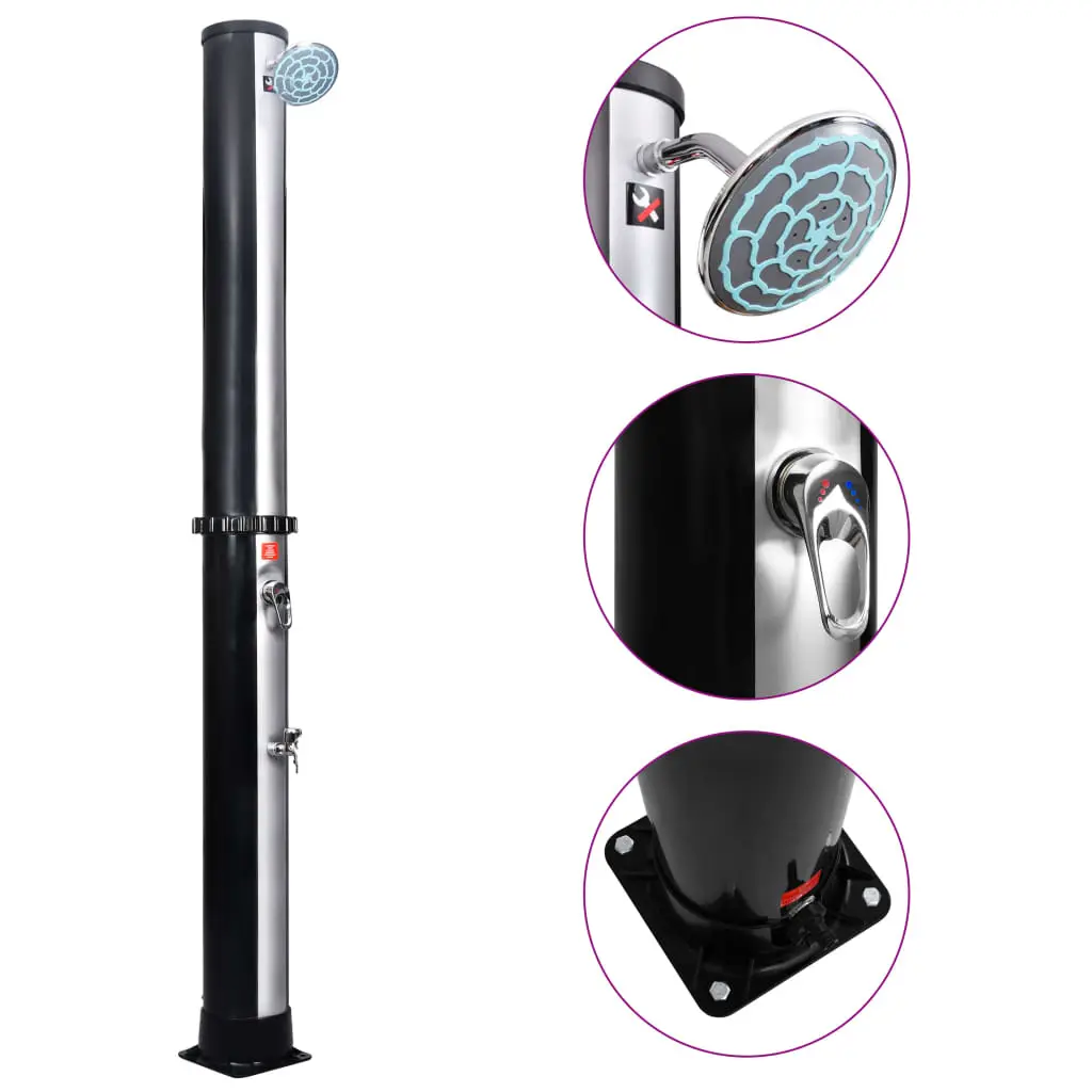 Douche d’exterieur Claire-Viviane-Marie Argenté – P87209A