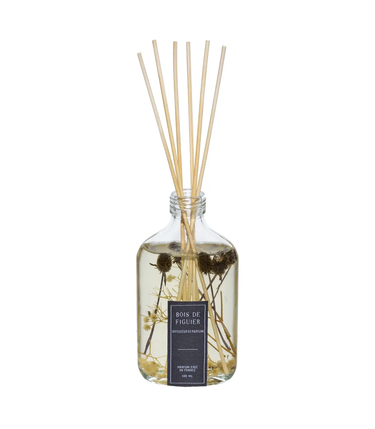 Diffuseur de parfum Bois de figuier 180 ml avec 6 bâtonnets