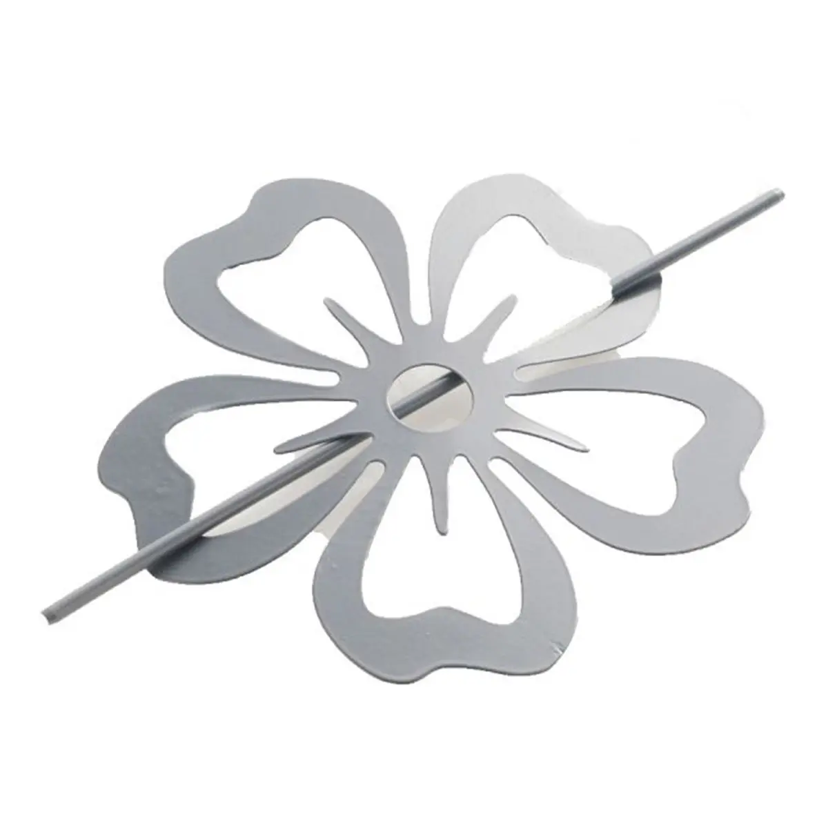 Embrasse de Rideau Broche «Pétaly» 15cm Gris