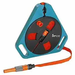 Dévidoir d’arrosage portable à tuyau plat 20 m Gardena