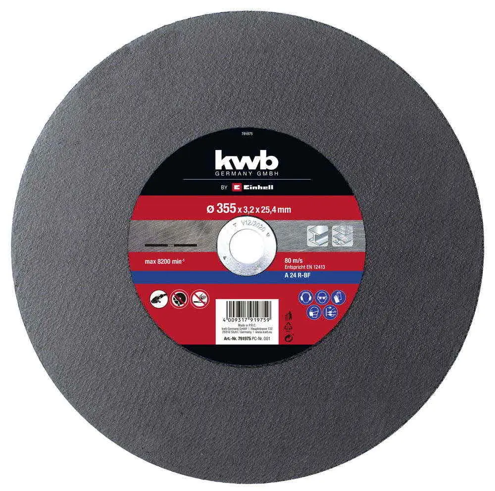 Disque à tronçonner 355×25,4×3,2 mm