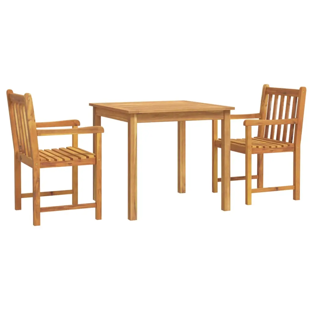 Ensemble à manger de jardin 3 pcs | Mobilier d’extérieur Bois d’acacia solide Maison Chic