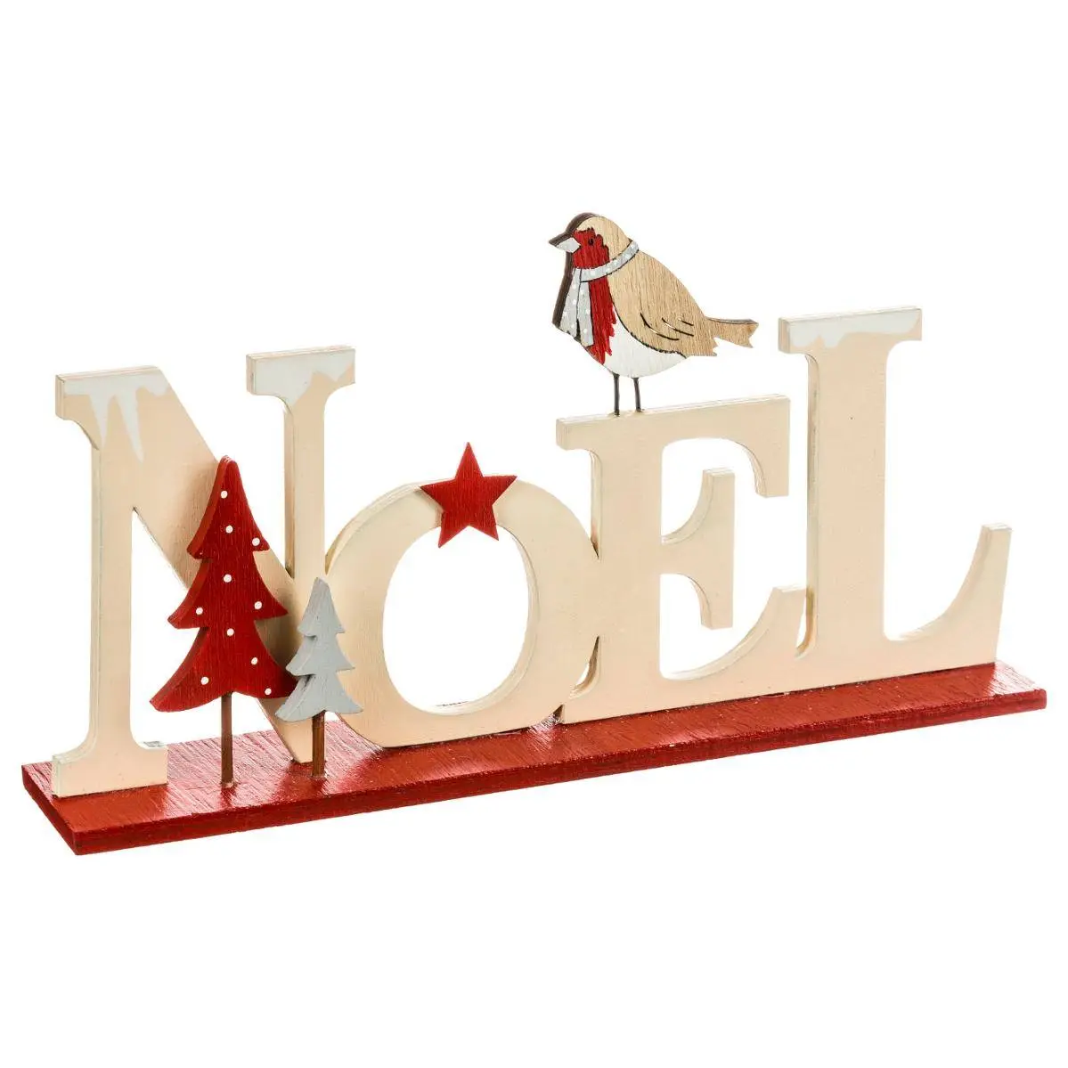 Décoration Bois Lettres «Noël» FEERIC LIGHTS & CHRISTMAS