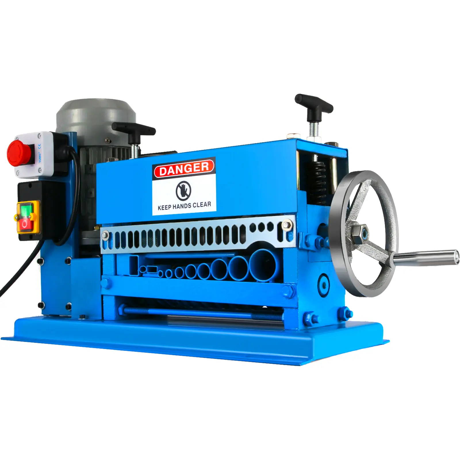 VEVOR Dénudeuse électrique 370W, câbles 1.5-38mm, 27m/min, 11 canaux. Outil professionnel pour recyclage cuivre.