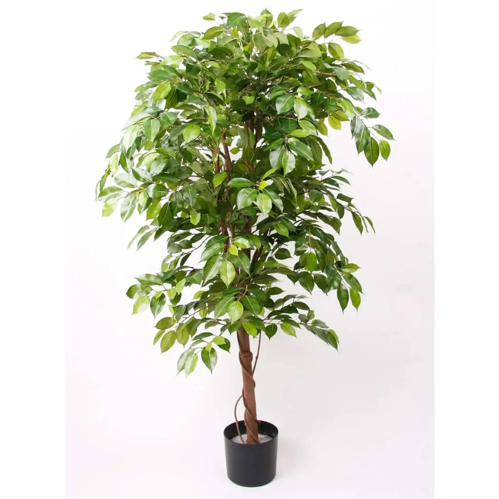 Emerald Ficus artificiel Deluxe 140 cm en pot