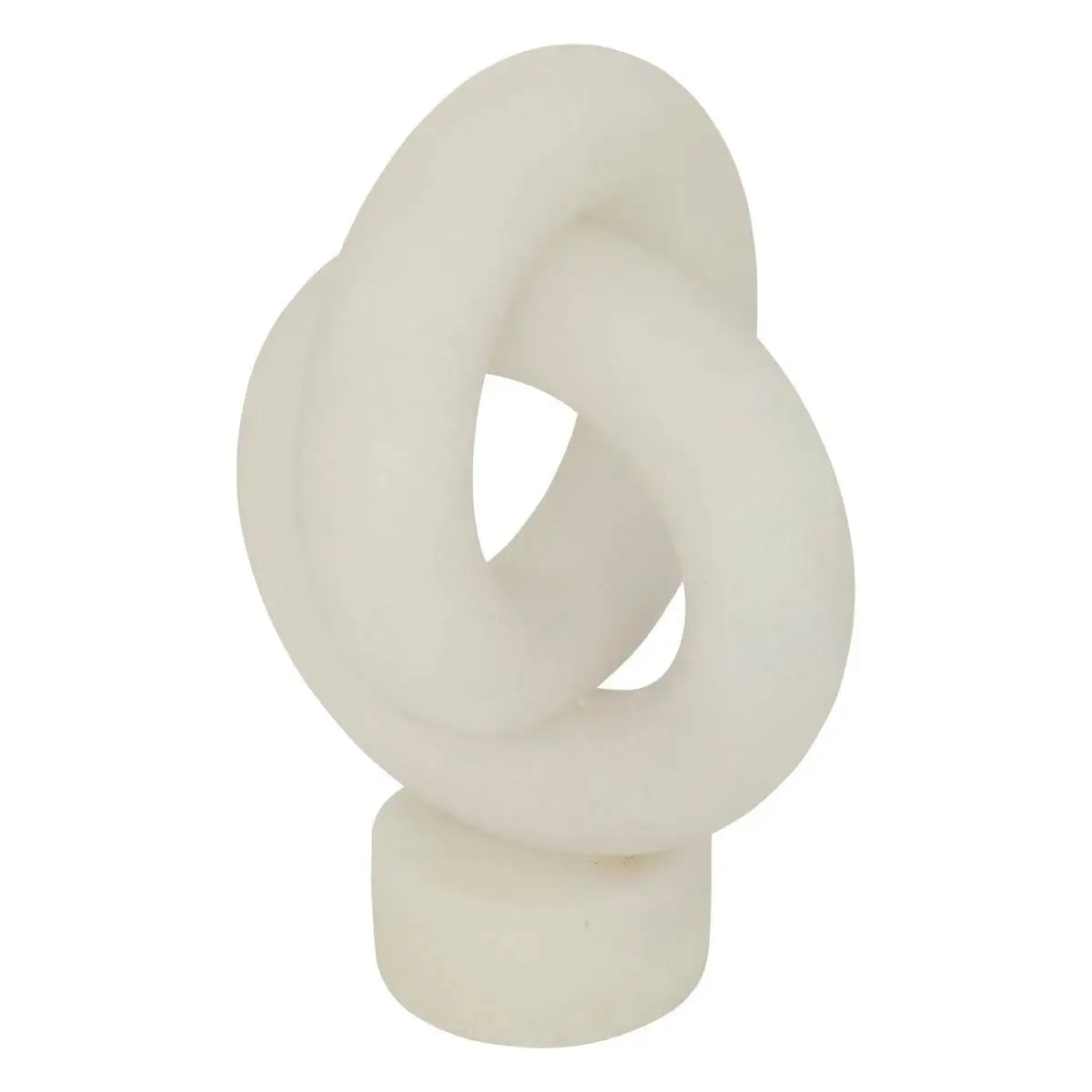 Déco à Poser en Résine «Louan» 30cm Blanc