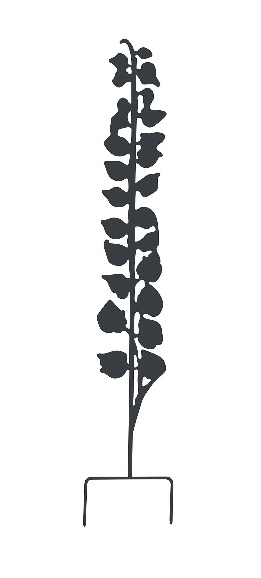 Déco en métal à planter Physalis – 9×70 cm – anthracite Louis Moulin