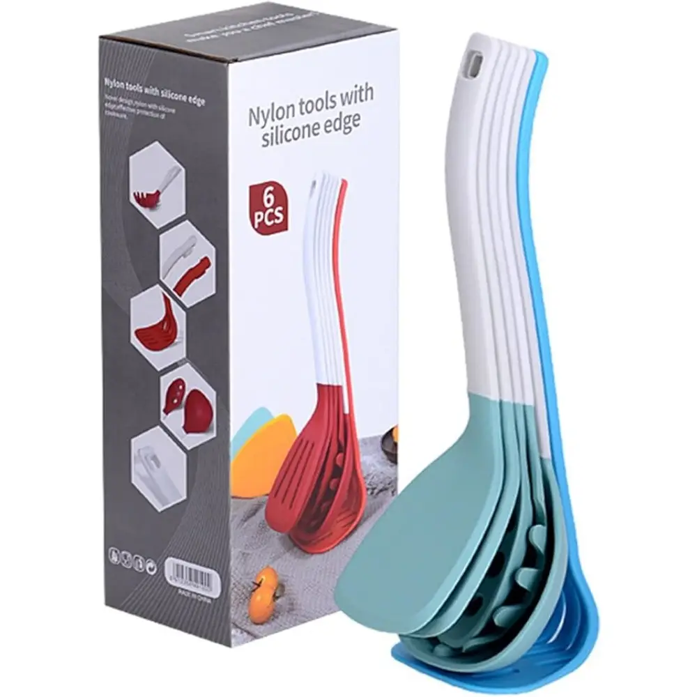 Ensemble 6 Ustensiles Cuisine Silicone