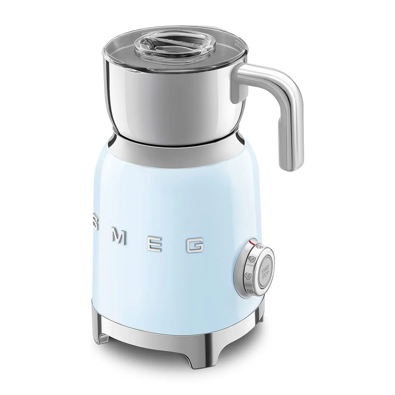 Emulsionneur de lait 500w 0.6l bleu azur MFF11PBEU Smeg