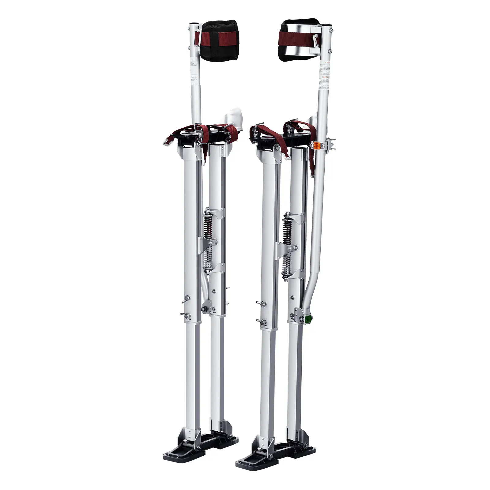 VEVOR Échasses cloison sèche réglables 91,4-126,7 cm, alliage aluminium, charge 103 kg.