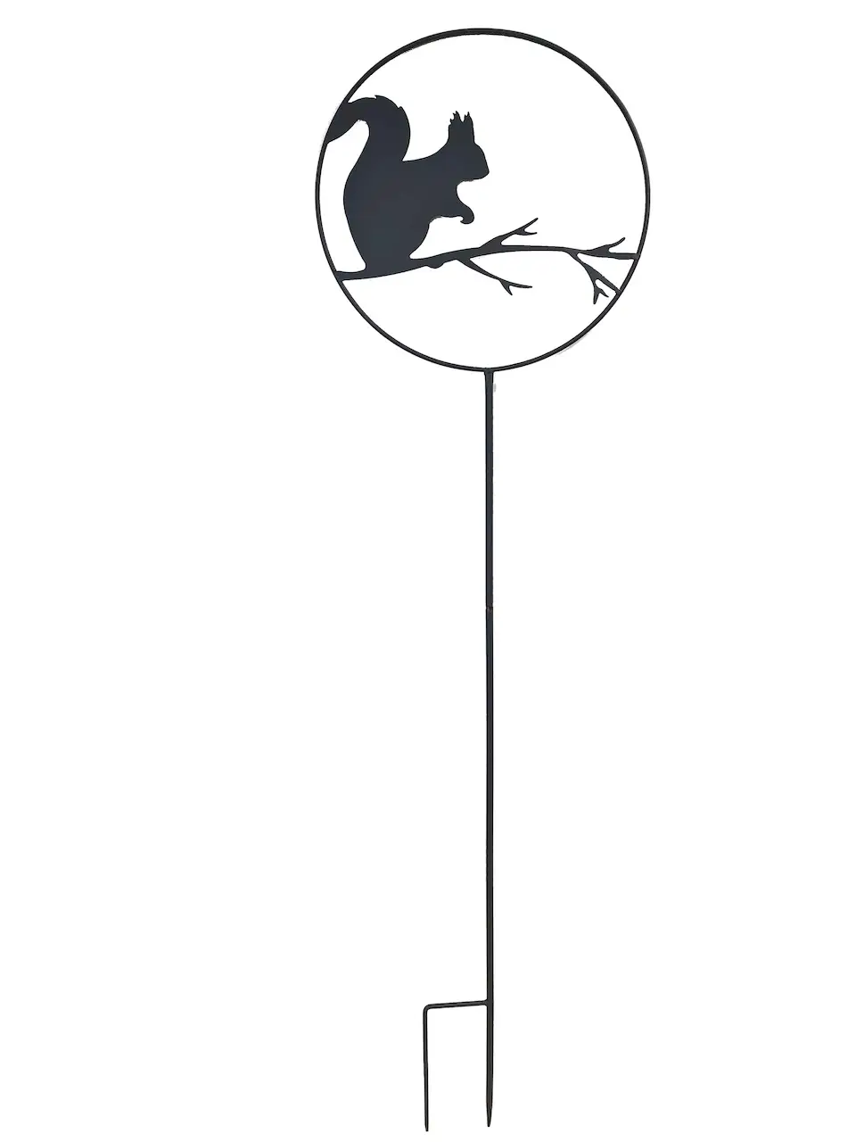 Déco de jardin à piquer en forme d’ecureuil – 35×122,5cm – anthracite – Louis Moulin