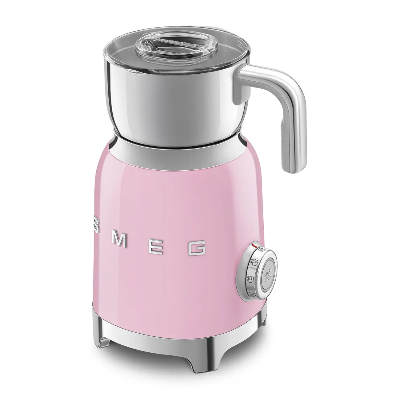 Emulsionneur de lait 500w 0.6l rose MFF11PKEU Smeg