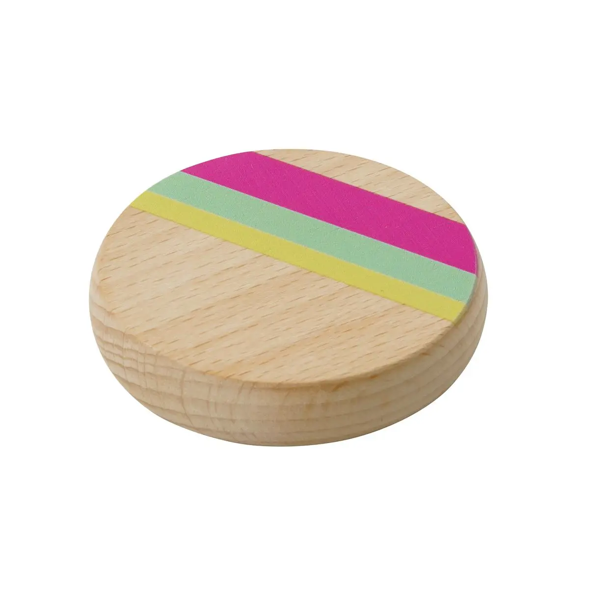 Décapsuleur rond en bois 6 cm Tasty Green
