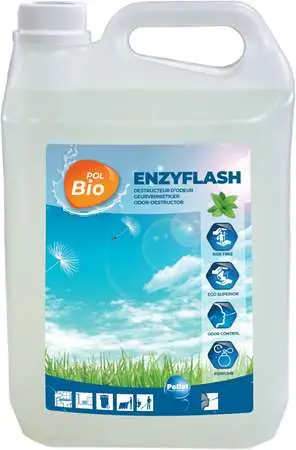 Destructeur d’odeur biotechologie – Lot de 4 Bidons de 5L – Pollet Sa