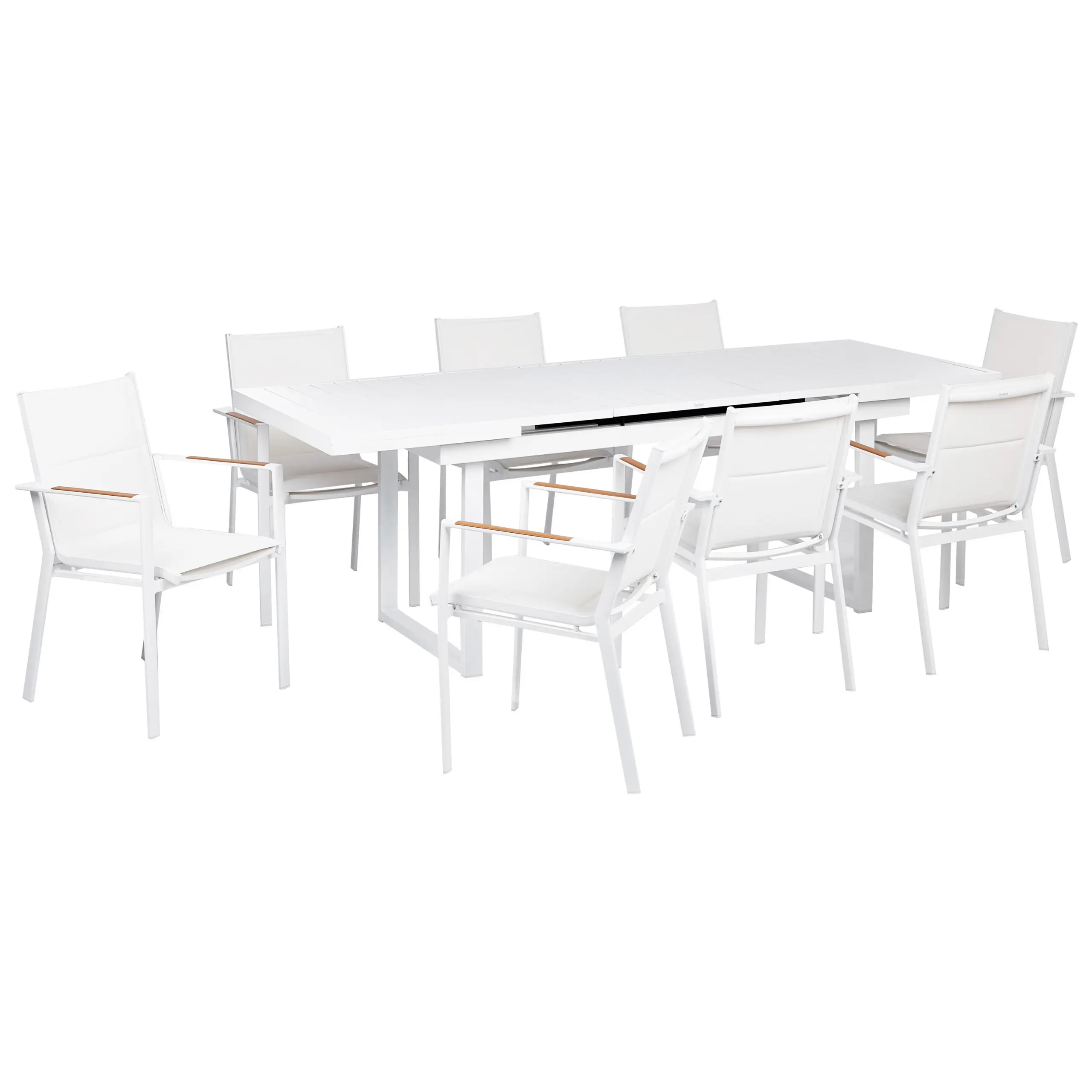 Set de salle à manger Aluminium Blanc VALCANETTO/BUSSETO – Beliani