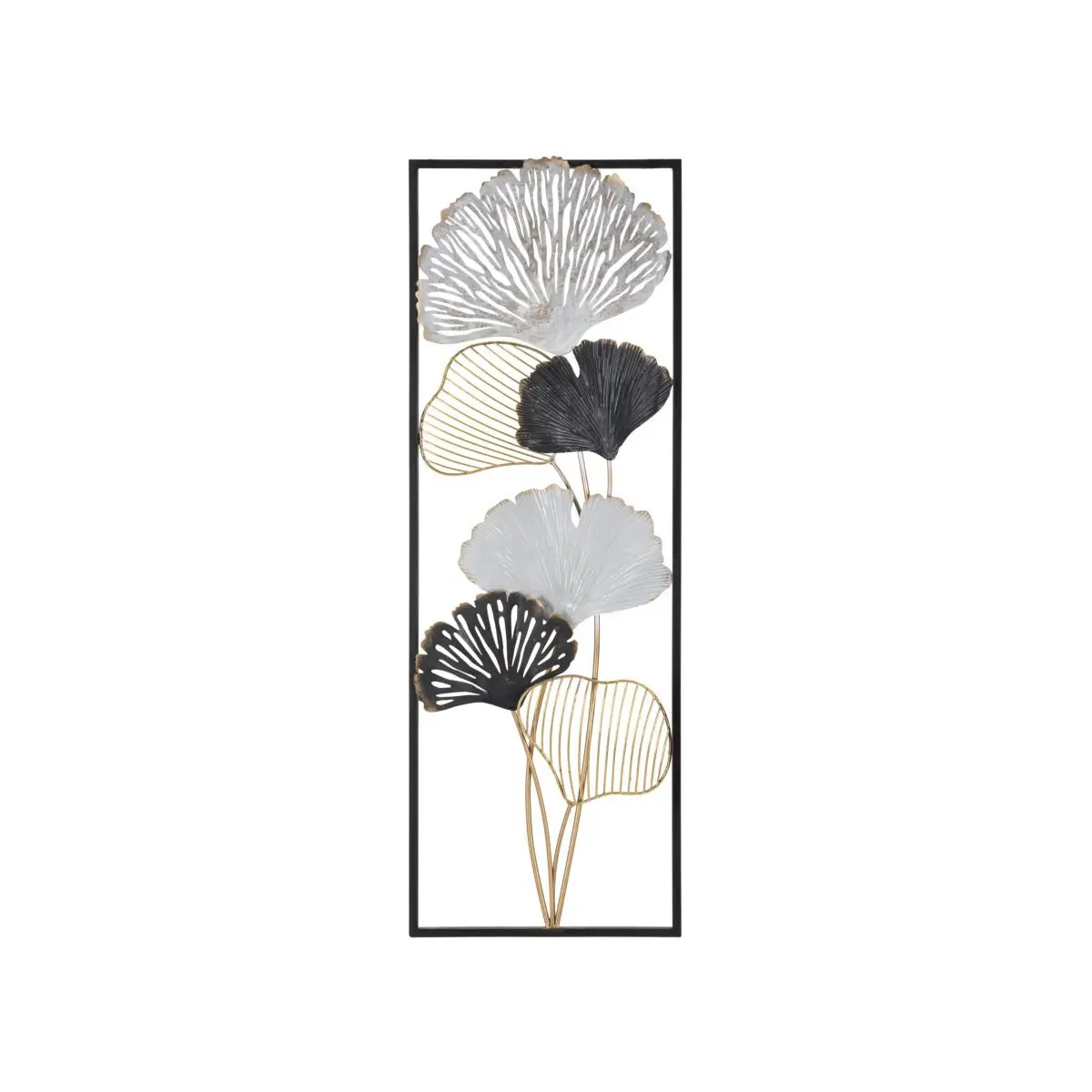 Décoration Murale Encadrée en Métal «Oryb» 90cm Multicolore