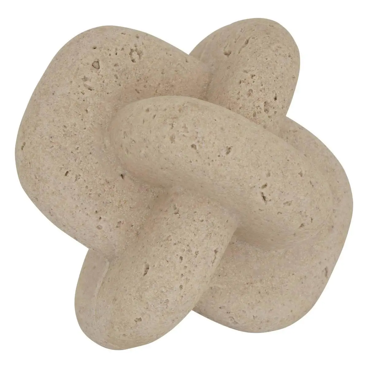 Déco à Poser Effet Pierre «Dave» 14cm Beige