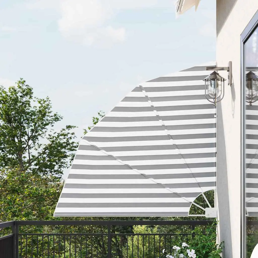 Écran de confidentialité pour balcon Polyester Anthracite et blanc 140 x 140 cm – PANGIVO