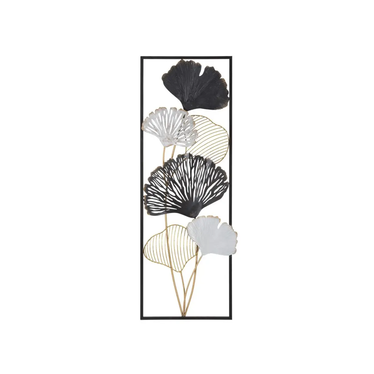 Décoration Murale Encadrée en Métal «Ory» 90cm Multicolore